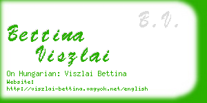 bettina viszlai business card